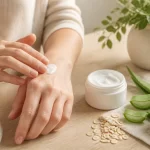 Atopinis dermatitas (egzema) Atopinio dermatito egzema: švelni odos priežiūra drėkinamuoju kremu