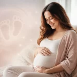 Judesiukai pilvelyje Judesiukai pilvelyje – iliustracija su nėščia moterimi, jaučiančia kūdikio judesius