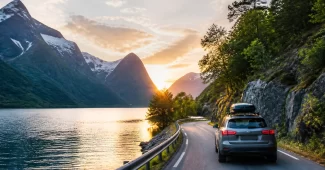 Automobiliu po Skandinaviją fjordų regione
