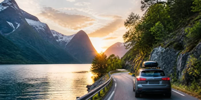 Automobiliu po Skandinaviją fjordų regione